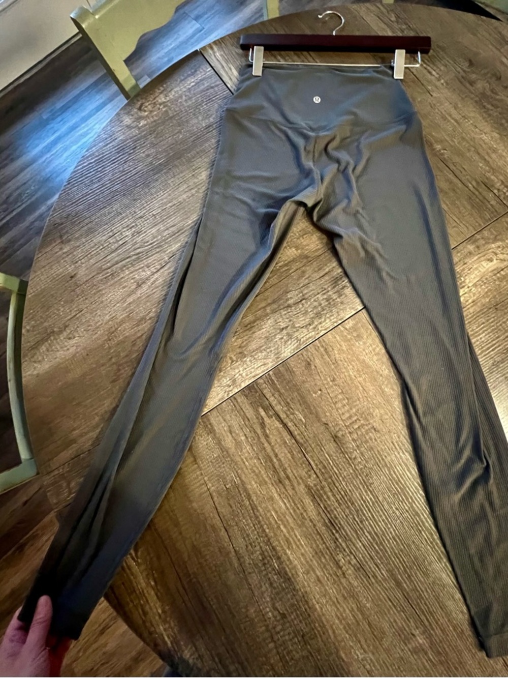 Lululemon Align High Rise Ribbed Pant 28” Size 6 - Picture 7 of 8